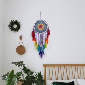 Artilady Campione Disponibile Commercio All'ingrosso di grandi dimensioni <span class=keywords><strong>Macrame</strong></span> di Sogno Catchers Piuma Fatti A Mano Della Decorazione Della Casa - Product Image 2