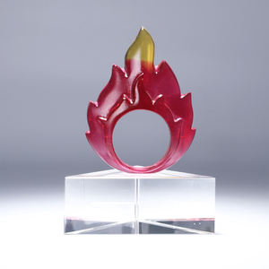 קישוט לזכוכית להבה ליולי פנג שואי קישוט זכוכית בית מחליק/עיצוב למשרד סינגאפורה & הון - Product Image 6