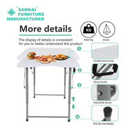SK-ZDZ-C001 Catering Mobiler Rechteckiger Tisch Camping Modernes Restaurantmöbel Outdoor-Set Klappbarer Esstisch
