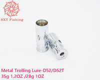 SXY 29g 1OZ D52T tête de cuivre leurres de pêche à la traîne en métal gros appâts pour poissons d'eau douce et bar conçus pour la pêche en bateau océanique
