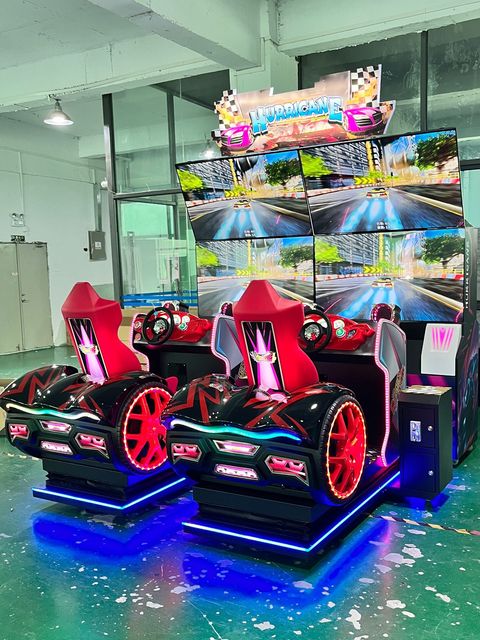 Speedy 220V Motorcycle Racing Video Arcade Simulator Exciting Coin-Operated Car Racing Game Console Entertainment Board