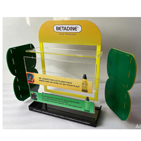 Présentoir de Comptoir à 2 Niveaux en Acrylique Sur Mesure, Emballage Plat, OEM/ODM, pour Huiles Essentielles, Présentoir de Détail en Lucite, Support de Point de Vente