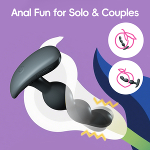 新しいアプリ対応ワイヤレスリモコン式アナルプラグ、フルシリコン製バットビーズバイブレーターアナルプラグ大人のおもちゃ - Product Image 3