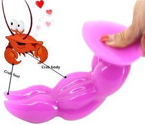 FAAK 043 Gode en PVC réaliste en <span class=keywords><strong>image</strong></span> <span class=keywords><strong>de</strong></span> crabe Gode en <span class=keywords><strong>image</strong></span> d'animal artificiel pour femmes/hommes/LGBT - Product Image 5