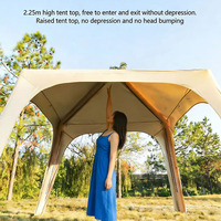 Tente publicitaire gonflable pour salon professionnel, portable, en tissu Oxford résistant aux UV, imperméable, installation rapide, taille personnalisable