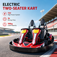 Kart de Carreras para Parques de Diversiones con Frenos de Disco Hidráulicos al Vacío, 3 Horas de Autonomía, Multicolor, Logotipo Personalizable