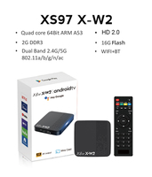 Nouvelle Box TV Android XS97 X-W2 Amlogic S905W2 4K Quad Core 2 Go + 16 Go Double WiFi BT 5.0 Intelligente