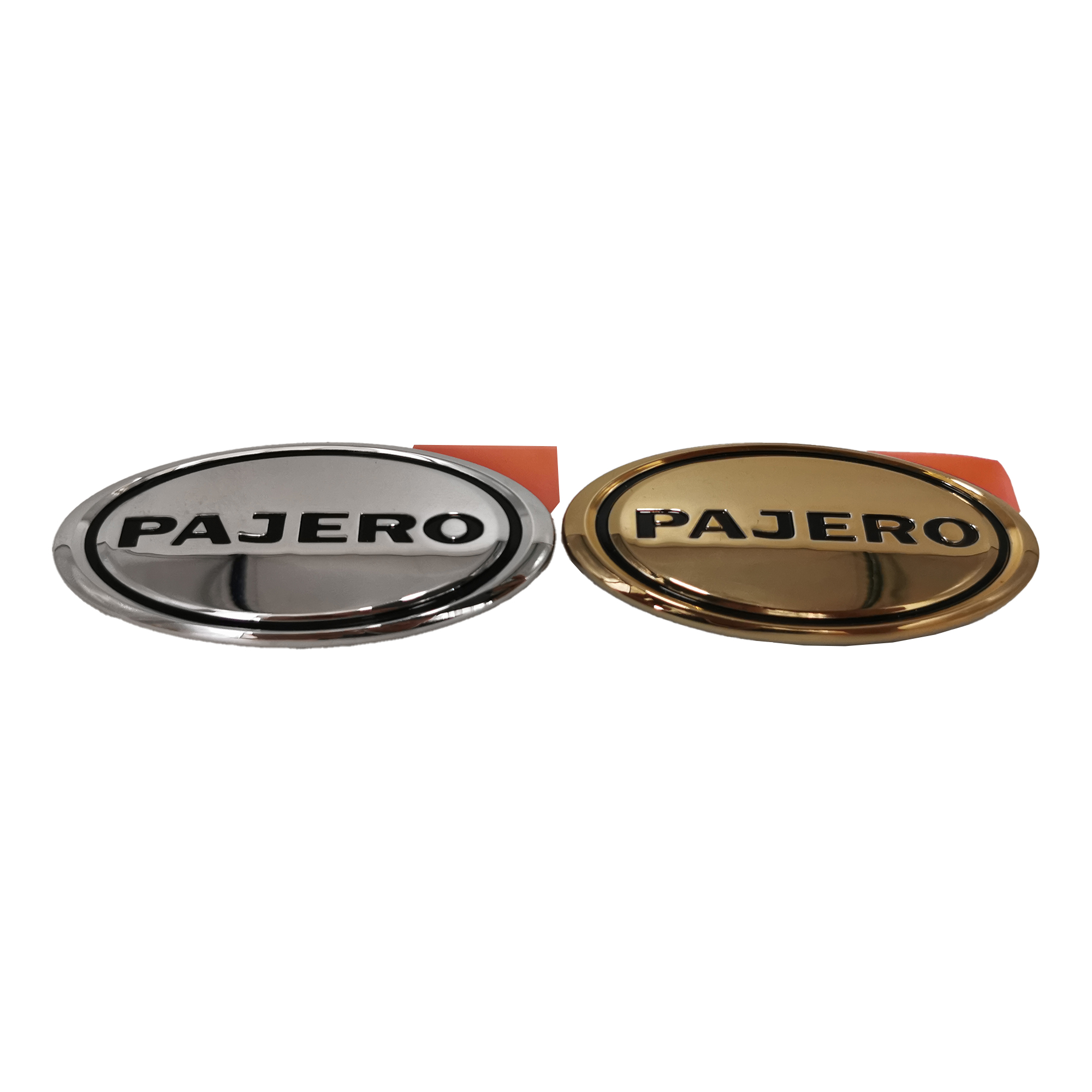 EmblèMe Logo Voiture Remplacement, Pour Mitsubishi Pajero Lettres Insigne Autocollant Décoratifs Accessoires 3D ExtéRieurs,A
