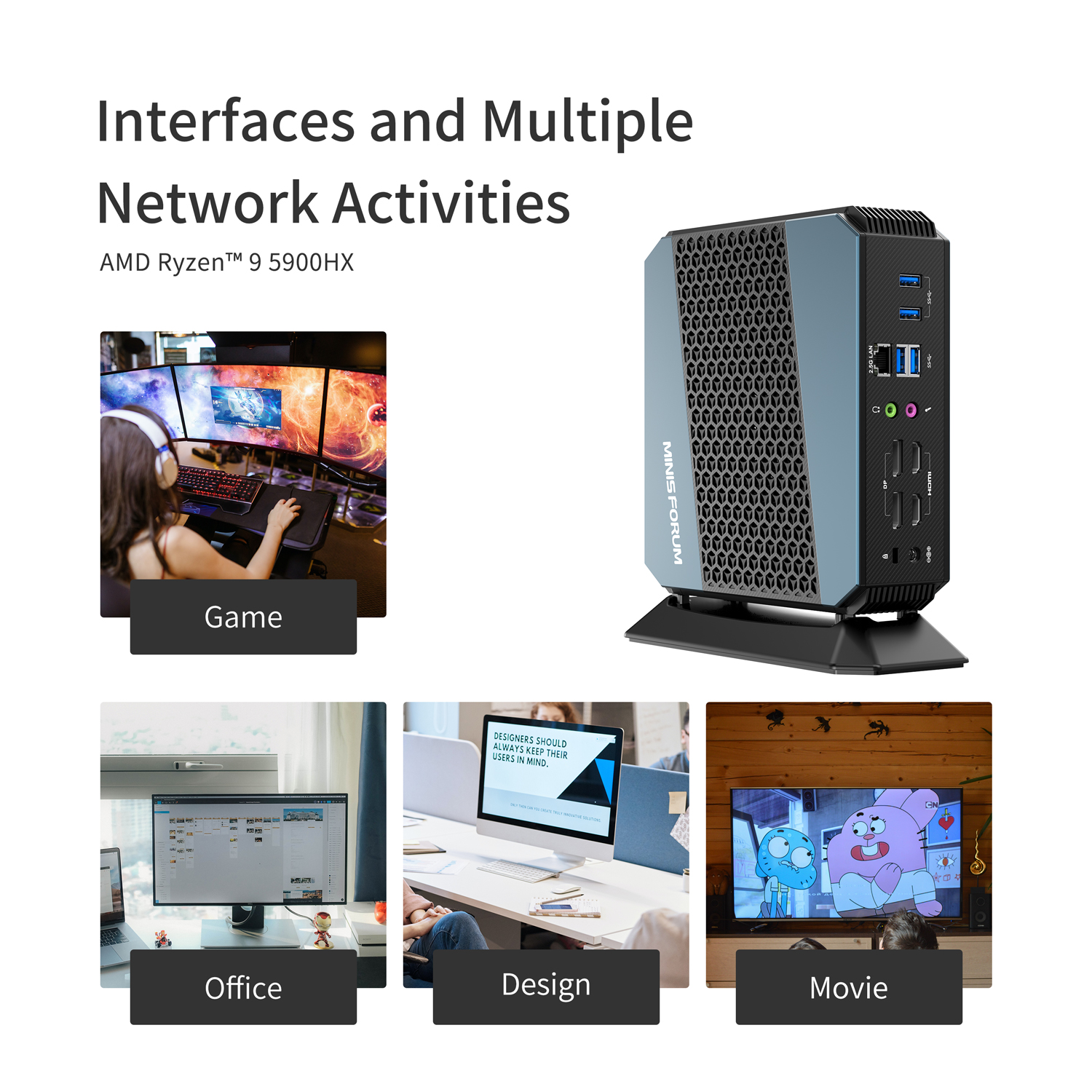XIAWEI HX90 - Ultimate Gaming PC with AMD Ryzen 9 5900HX
