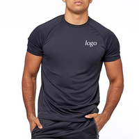 Kaos Pria Ukuran US Custom Logo Polyester Dtg Printing Polos Sublimasi Plus Size Kaos Grafis Oversize untuk Pria