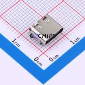 TYPE-C 16PIN 5A 143 USB Connector SMD Connector ( Connector Type: Type-C )( Protocol Standard: USB 3.1 )( Gender: Female ) - Product Image 1