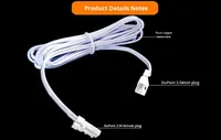 Fil de cuivre massif rond Dupont de 2 mètres, 22 AWG, avec isolation en PVC, conforme à la norme ROHS, pour éclairage LED, armoire, placard, câble IP20 24V/12V