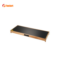 Lampe de présentation de buffet en acier inoxydable commercial avec fonction de chauffage 220V Nouvel équipement de cuisine pour restaurant hôtel magasin d'alimentation