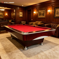Table de billard professionnelle en bois massif de qualité supérieure, 9 pieds, pour club haut de gamme