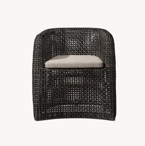 GEMINI, recién llegado, conjunto de jardín para patio al aire libre, sillón de comedor de mimbre de <span class=keywords><strong>resina</strong></span> hecho a mano contemporáneo para todo tipo de clima - Product Image 2