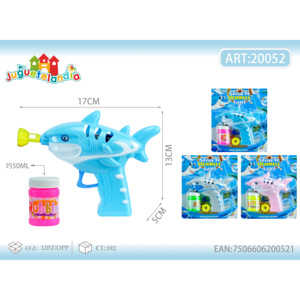 Pistola de burbujas Shark, máquina de burbujas divertida e interactiva - Product Image 1