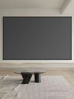 Écran de projecteur à cadre fixe rejetant la lumière ambiante ALR Black Diamond de 150 pouces pour projecteurs et équipements de présentation