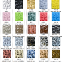 Panneaux muraux en PVC imperméables en marbre géométrique 3D blanc diamant, 30x30 50x50cm, pour les chambres d'enfants, installation facile