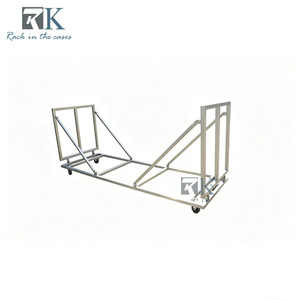 Escenario Portátil con Plataforma Antideslizante de 750 kg/m², Escenario Grande para Exposiciones con Carro - Product Image 1