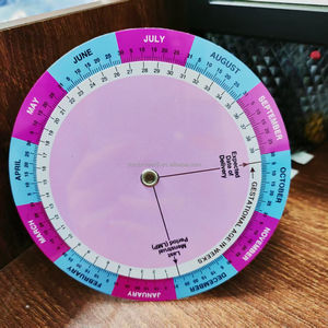 <span class=keywords><strong>Calculadora</strong></span> de disco de Obstetricia y Ginecología rosa, tabla de <span class=keywords><strong>Fecha</strong></span> de nacimiento de embarazo, predice la <span class=keywords><strong>fecha</strong></span> de entrega de la tarjeta de ciclo de embarazo para mujeres - Product Image 6