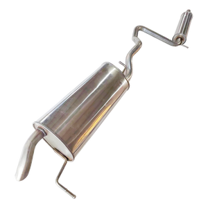 Sistema de escape de alta calidad de fábrica de China, silenciador de ajuste directo trasero medio, tubo de escape para <span class=keywords><strong>Skoda</strong></span> <span class=keywords><strong>Octavia</strong></span>/SuperB 1,5 1,6 1,8 2,0 - Product Image 1