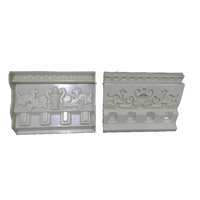 Moules d'injection en plastique ABS/PVC durables et économiques pour décorations murales extérieures, corniches en béton coulé (Modèle