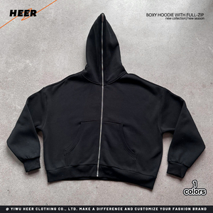 Nuova <span class=keywords><strong>Felpa</strong></span> Autunno Inverno <span class=keywords><strong>Nera</strong></span> con Spalle Scese, Personalizzabile all'Ingrosso, <span class=keywords><strong>Felpa</strong></span> con <span class=keywords><strong>Zip</strong></span> Intera in Pile per <span class=keywords><strong>Uomo</strong></span> - Product Image 4