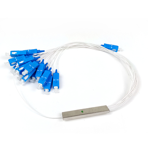 Divisor Óptico PLC 1x4 Profesional para Proyectos FTTH, Conector <span class=keywords><strong>SC</strong></span>/APC, Mini Tubo de Acero - Product Image 3