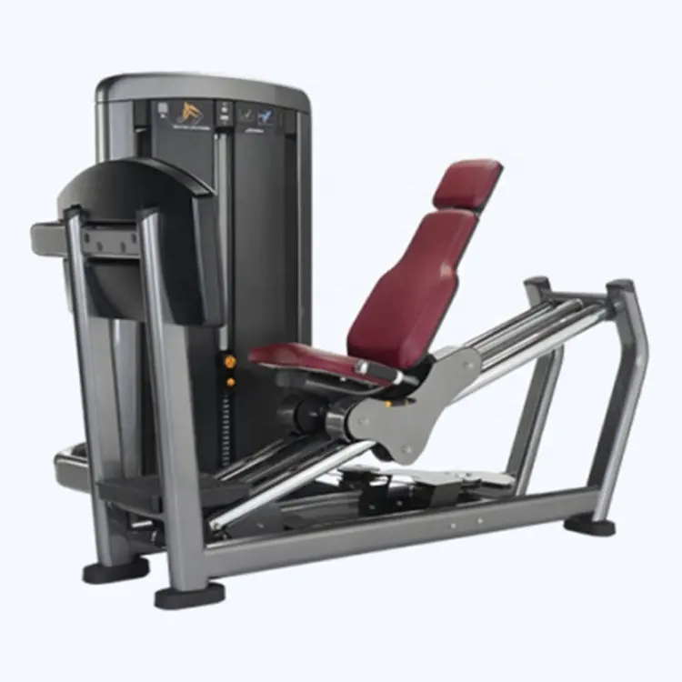 Machine de gymnastique commerciale, équipement de fitness, presse à jambes, musculation du corps, solide, assise, pour la musculation