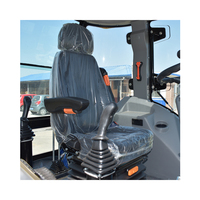 Cina Backhoe Loader EPA roda mesin Backhoe penggali Loader 4X4 Backhoe Loader