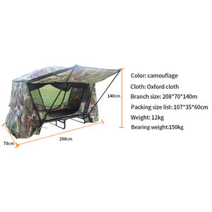 Lona Impermeable para Tienda <span class=keywords><strong>de</strong></span> Campaña, 210D Nailon Ripstop PU 3000, Ligera, Equipo <span class=keywords><strong>de</strong></span> Supervivencia para Acampar - Product Image 6
