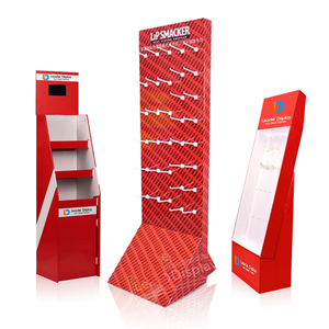 Tùy chỉnh <span class=keywords><strong>Pop</strong></span> tầng cửa hàng bán lẻ sản phẩm hiển thị đơn vị đứng các tông sóng kẹo thực phẩm đồ uống các tông hiển thị giá - Product Image 5