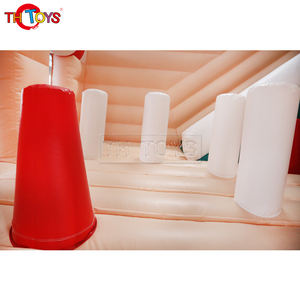 Château gonflable commercial en PVC, combo Père Noël <span class=keywords><strong>de</strong></span> Noël, <span class=keywords><strong>trampoline</strong></span> gonflable, 5,6x4,9x4mH, capacité <span class=keywords><strong>de</strong></span> 10 personnes, 2-4 ans - Product Image 6