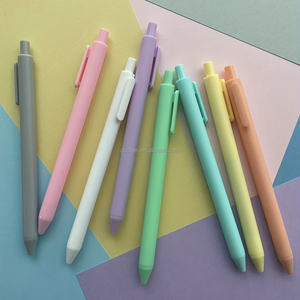 8 Stück Pastell-Gelschreiber – Gelschreiber mit Soft-Touch-Gummigriff für Journaling & Scrapbooking, Rutschfeste Schnelltrocknende Geltinte, Bürobedarf - Product Image 3