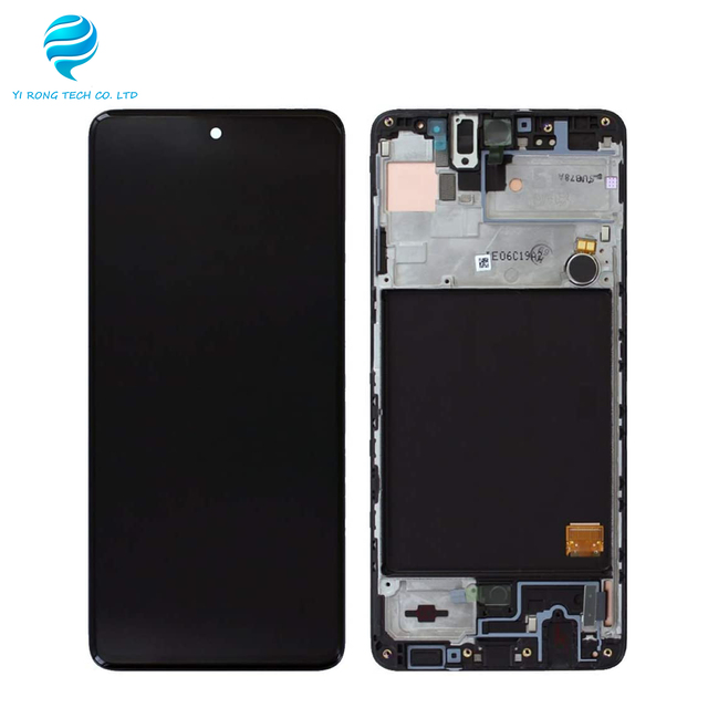 Original A51 Incell LCD Display with Frame Compatible with A50/A51/A70 Phones & J4 Mobile Phone Screen Replacement