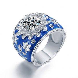 Peishang nuovo fornitore professionale di moda 2024 gioielli in tinta unita margherita 925 anelli in argento gioielli donna - Product Image 1