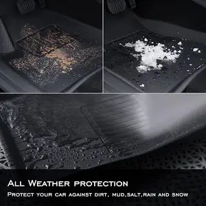 Vloermatten All Weather Vloermatten Accessoires Anti-Slip Waterdichte Vloermatten Voor Tesla Model 3 Interieuraccessoires