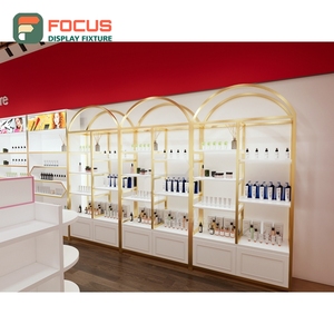 Modern Hair Extension Display Cabinet Glass Door Lockable Drawer Multi Tier Shelf Display Cabinet Fixture - Product Image 5