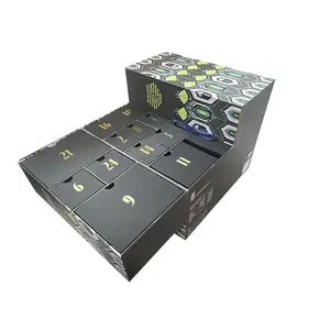 Individuelle luxuriöse mattschwarze Verpackung faltbare Papierschachtel magnetische faltbare Geschenkbox mit magnetischem Deckel Flexibilität/Soja-Tinte/Digital