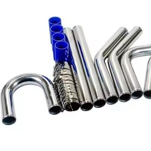 PQYRACING ชุดท่ออินเตอร์คูลเลอร์ 76 มม. อลูมิเนียมอัลลอยด์สำหรับอัพเกรดเทอร์โบชาร์จเจอร์ - Product Image 2