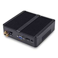 Mini PC Industrial Integrado Zkmagic OEM ODM, CPU Intel Celeron N2830 J1800 J1900, Windows 11 Linux, Mini Ordenador de Escritorio para Juegos