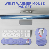 Ensemble repose-poignets ergonomique 3D personnalisé en mousse à mémoire de forme pour clavier et souris