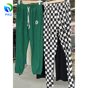 <span class=keywords><strong>Altri</strong></span> Pantaloni da Donna a Righe in Poliestere/Cotone, Colori Misti, Seconda Mano, Vendita all'Ingrosso per Rivendita - Product Image 6