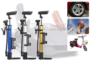 Pompe à vélo FeiLang Mini portable de haute qualité en aluminium + ABS pour VTT et vélo de route avec valve Schrader, manomètre 80-130 PSI, RAPIDE - Product Image 3