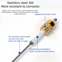 Instrument de température de sonde d'électrode liquide de cuivre PTFE d'acier inoxydable pour le contrôle de niveau d'eau de chaudière à vapeur