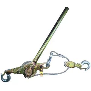 Tendeur de câble en acier allié industriel 2T/4T certifié CE, à cliquet <span class=keywords><strong>manuel</strong></span>, finition zinguée, durable et économique en termes de travail - Product Image 5