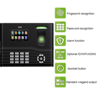 Sistema de Control de Asistencia con Huella Dactilar Biométrico USB TCP/IP ZK IN01-A, Reloj Checador de Oficina, Pantalla TFT de 3 Pulgadas, Almacenamiento en la Nube, Control de Acceso a Puertas
