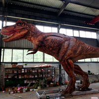 Robot T-Rex animatronique géant à la demande, modèle interactif de dinosaure sur mesure de l'Atelier d'Animatronique