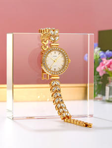 นาฬิกาควอตซ์สำหรับผู้หญิงดูหรูหราเป็นประกายเก๋ไก๋ - Product Image 5