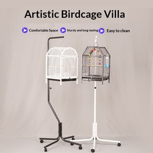 Vente directe usine : Grande cage décorative pour perroquets, grande cage pour agapornis, cage d'élevage pour canaris, cage pour animaux de compagnie - Product Image 6